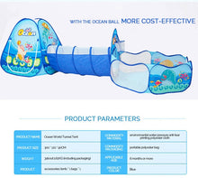 Load image into Gallery viewer, Ocean Sence 3pc  Children Play Tent