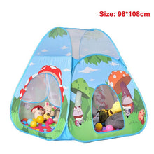 Load image into Gallery viewer, 3 in 1 Set Foldable Large Pool Kids Crawling Tunnel + Play Tents