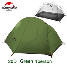 Load image into Gallery viewer, Naturehike Ultralight 1Person Camping Tent