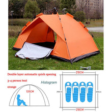 Load image into Gallery viewer, 4 Person Outdoor Camping Tent