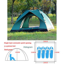 Load image into Gallery viewer, High Quality 3-4 People Fully Automatic Tent