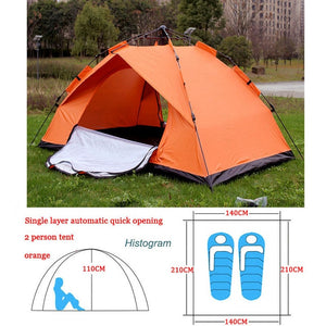 High Quality 3-4 People Fully Automatic Tent